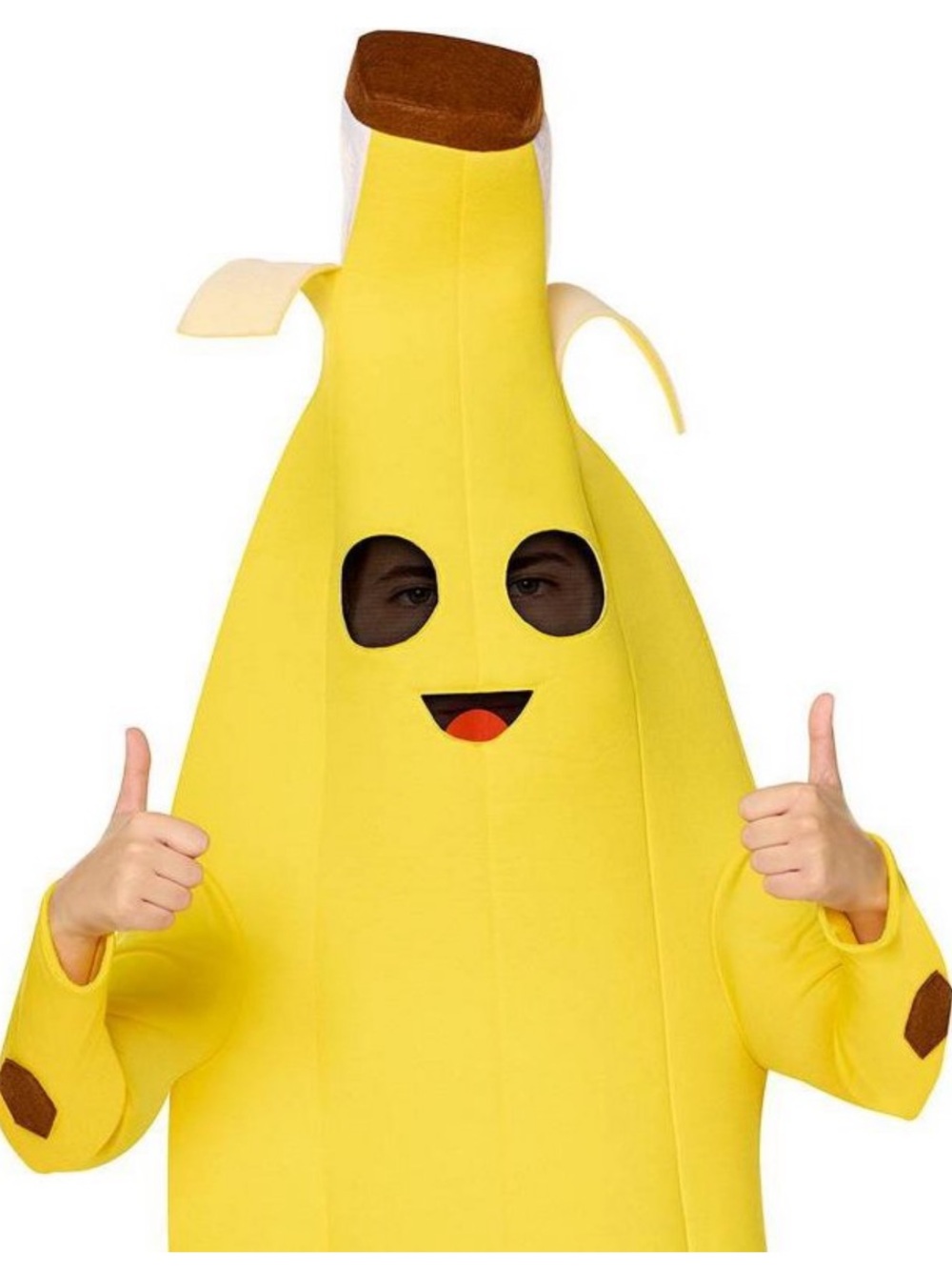 Fortnite Peely Kids Yellow Banana Halloween Costume NEW M 8-10 XL 14-16 - Picture 12 of 13